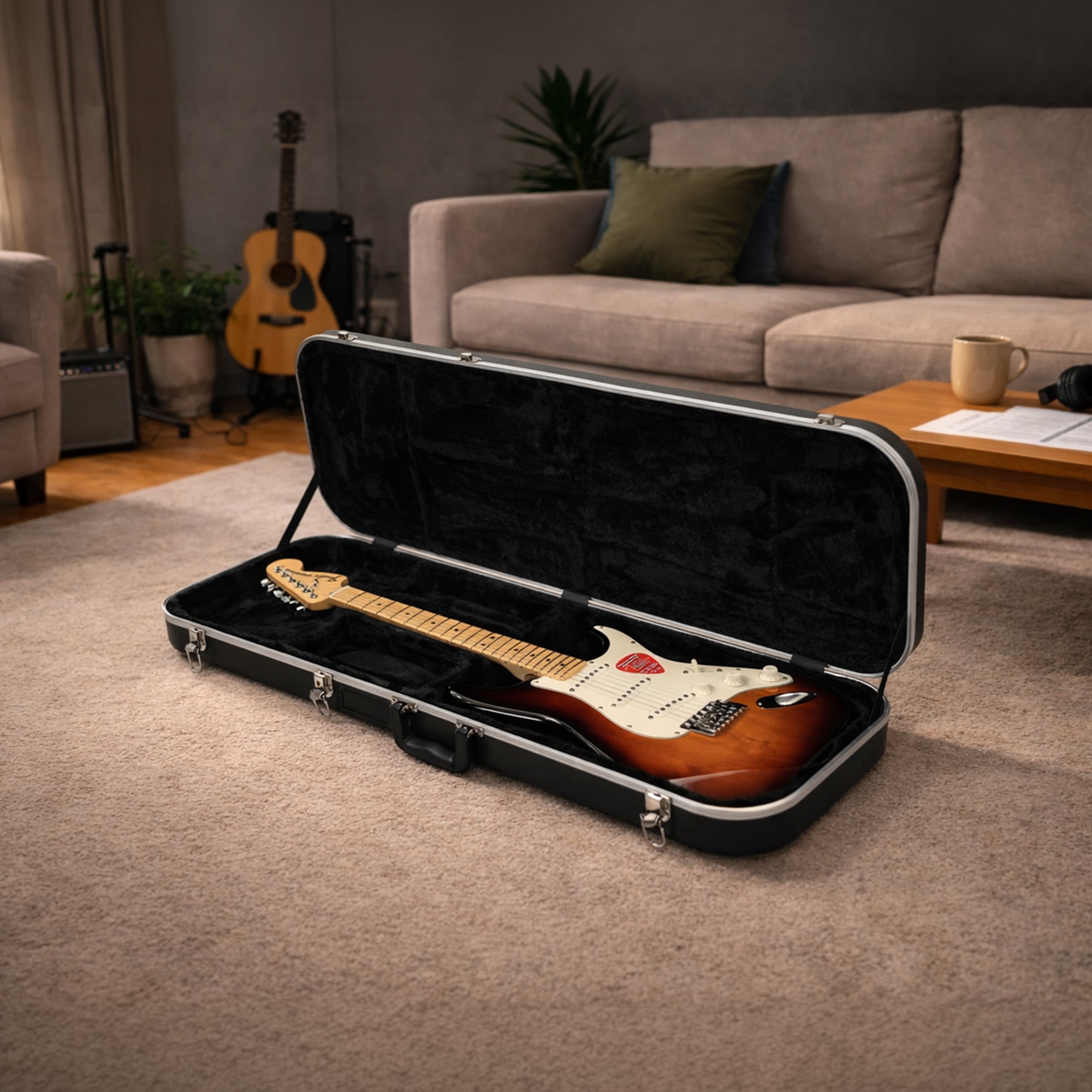 ELECTRIC GUITAR CASE standard latches and handle