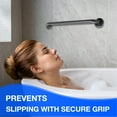 thumbnail image 6 of 12” Shower Handle Shur Grip | 304 Stainless Steel Bathroom Grab Bars For Seniors | Handicap Grab Bars Oil Rubbed Bronze | ADA Shower Bars Safety For Elderly | Grab Bars For Bathtubs And Showers, 6 of 7