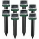 thumbnail image 5 of Solar Mole Repellent, Ultrasonic Mole Repellent Solar PoweredOutdoor Waterproof Ultrasonic Snake Repellent for Get Rid of Mole, Gopher, Snakes, Vole a, 5 of 5