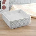 thumbnail image 5 of LOLIPPYY 10pcs Plastic Drip Tray Flower Pot Tray Support Flower Pot for Outdoor Use, 5 of 8