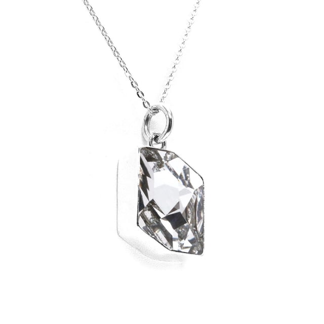 Collar Zvezda Fancy color Crystal plata .925 Zvezda ZCO-FANC14-CRY