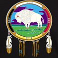 thumbnail image 3 of CafePress - White Buffalo Dark T Shirt - Men's Classic Graphic Cotton T-Shirt, 3 of 4