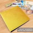 thumbnail image 5 of Self-Adhesive Leather Photo Album Gift For Memories Yellow Abstract, 5 of 9