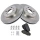 thumbnail image 3 of Juego de pastillas de freno y rotor TRQ Ceramic Ventiled para Scion iQ, 3 of 8