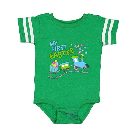 

Inktastic My First Easter Train Gift Baby Boy or Baby Girl Bodysuit