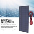thumbnail image 3 of Solar Power Epoxy Module Board DC6V 6W Polysilicon Tool Supplies with 200cm Red Black Wire, 3 of 5