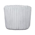 thumbnail image 4 of Pemberly Row Modern Living Room Round Back Velvet Swivel Chair in Light Gray, 4 of 6