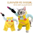 thumbnail image 2 of Funny pet costumes, cats and dogs transformed into funny Christmas costumes, pet cosplay costumes, 2 of 9