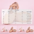 thumbnail image 3 of Abomasnow Womens Crisscross Elastic Strap Split Sole Ballet Dance Shoes Casual Lightweight Workout Yoga Shoes, 3 of 9