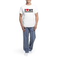 thumbnail image 5 of CafePress - I Love My Girlfriend Men's Light Pajamas - Men's Light Loose Fit Cotton Pajama Set, 5 of 7