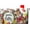 Happy Easter 2, variant on Happy Easter Bunny Magnetic Mailbox Covers Cute Rabbit with Egg Flower Wreath Decorative Mailboxes Wraps Post Letter Box Cover Standard Size 21x18 in Spring Holiday Decor for Home Outdoor Garden Yard