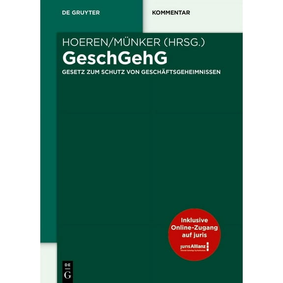 de Gruyter Kommentar GeschGehG, (Hardcover)