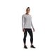 thumbnail image 3 of Camiseta Under Armour Team Tech holgada de manga larga para mujer, color gris, 3 of 6