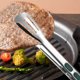 thumbnail image 5 of Pinzas de acero inoxidable para barbacoa con mecanismo de bloqueo y puntas dentadas | Pinzas de cocina de 30 cm para hornear, cortar carne, verduras y cocinar al aire libre | Paquete de 1, 5 of 5