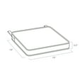 thumbnail image 5 of ARDEN Foam Outdoor Double Welted Dining Seat Cushion, 19 x 19, made with ProFoam, Rain-proof, Fade Resistant, Heathered Taupe Woven Solid, 5 of 8