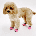 thumbnail image 5 of Easy-On Winter Dog Shoes 4 Pcs, Waterproof & Anti-Slip with Reflective Safety Strips, Warm Booties for Small Dogs Puppies in Rain & Snow, 5 of 8