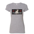 thumbnail image 1 of Tee Hunt Live Love Bark Women's T-Shirt Cute Dog Puppy Doggie Paw Wiggle Pet Woof Shirt, Gray, Large, 1 of 5