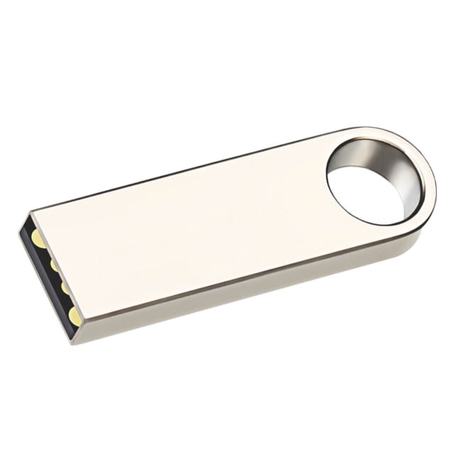 Injueey Unidad Flash USB 3,0 para teléfono móvil, memoria de almacenamiento para PC, almacenamiento en disco, memoria para fotos, música, Estaciones de acoplamiento para portátiles Plata 4G