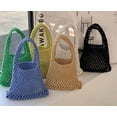 thumbnail image 4 of Kukuzhu Handwoven Hobo Bag for Women Bucket Bag Cotton Rope Crochet Totes Hollow String Handbags Summer Beach Purses, 4 of 4