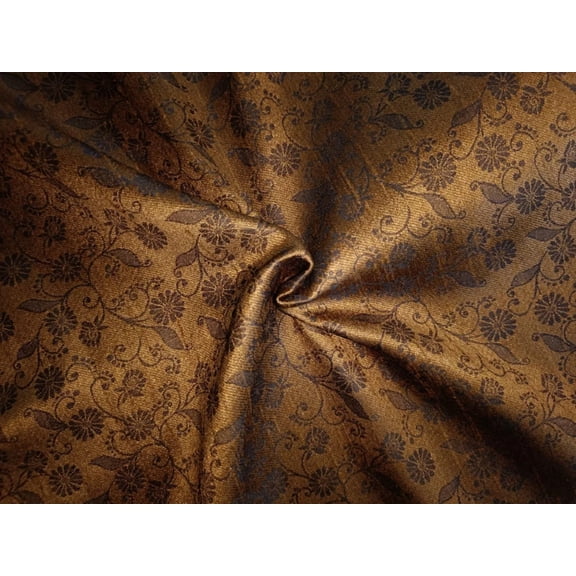 Brocade fabric rich color with floral jacquard 56" wide available in two colors BRO822