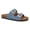 Denim, variant on GIAN-91 Women's Slip On Double Buckle Cork Footbed Sandal