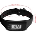 thumbnail image 5 of Pedometer Watch, LCD Display No App Required Monitor, Calorie Counter Step Pedometer Watch, Fitness Pedometers Wrist Step Watches, for Daily Travel Commute Weekend Walking Jogging Hiking Park P, 5 of 8