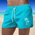 thumbnail image 2 of Kcolen Men's Swim Trunks Quick Dry Bathing Suit Swimming Board Shorts Hawaiian Beach Swimwear with Pockets, 2 of 5