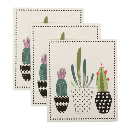 

Succulents Swedish Dishcloth 3 Piece