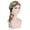 Orange, variant on Cable Knit Wide Headbands for Women Soft Stretchy Non Slip Hair Wrap Fashion Daily Hair Accessory for Workout Makeup Travel