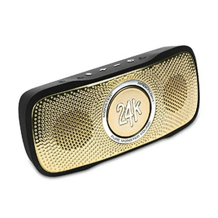 - Monster Cable SuperStar 24K BackFloat High Definition Bluetooth Speaker (Black/Gold)