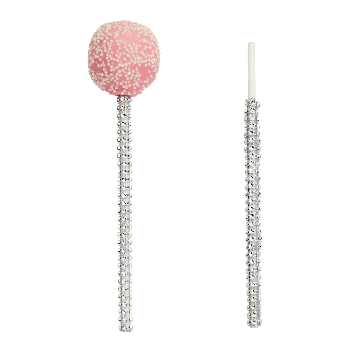 Bling Rhinestone Apple Sticks- Light Pink - Sweet Dreams Gourmet