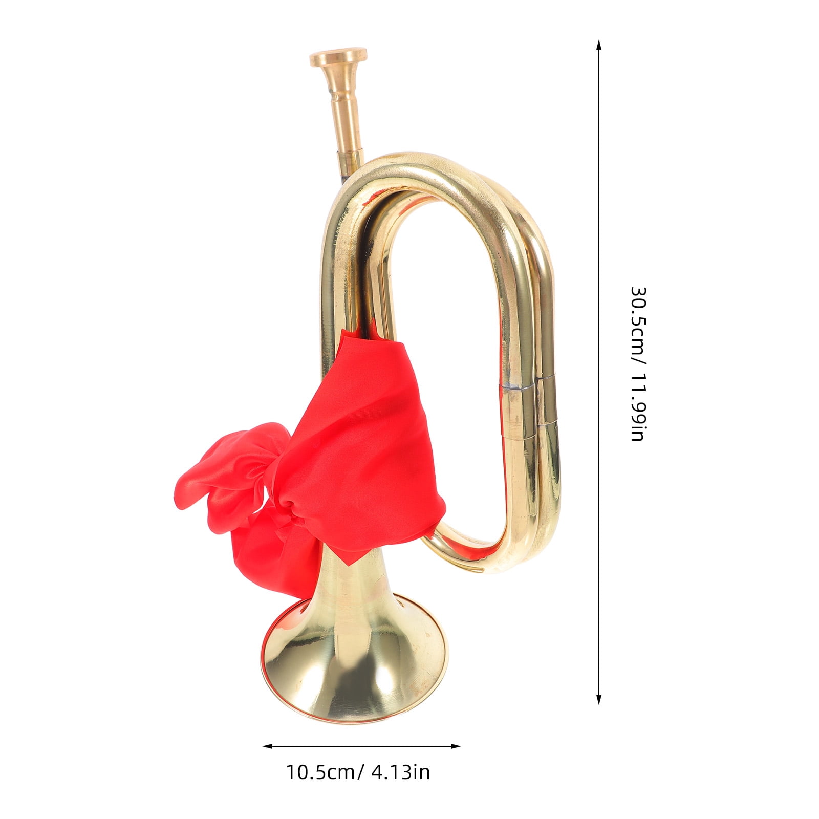 HONMEET Trumpet for Beginners and Enthusiasts, 1-Pack Musical Instrument, Compact 11.8 x 4.1 x 4.1 Inches, Quality Sound