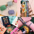 thumbnail image 2 of Embroidery Floss Kit - 108Pcs Friendship Bracelet String Kits Including many Colors Embroidery Thread Supplies and Cross Stitch Tools for Hand Embroidery Knitting Sewing Floss Bobbins, 2 of 5
