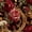 Color 1, variant on Gothic Peel and Stick Wallpaper Dimly Lit Damask Design Soft Red Roses Ornate Backdrop Contact Paper 17.7in x 9.8ft Self Adhesive Removable Floral Art Decor Mural for Walls Cabinets Home