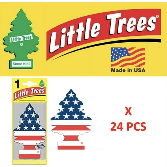 Freshener Vanilla Pride 10945 Little Trees MADE IN USA Pack of 24