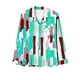 thumbnail image 3 of Puntoco Conjunto De Pijama Casual De Manga Larga Con Estampado De Moda Informal Para Mujer (1 top + 1 Pantalón) Conjunto De Solapa De Manga Larga Verde Menta L, 3 of 4