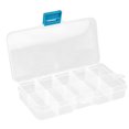 thumbnail image 1 of Caja de clasificación de señuelos de cebo de doble capa organizador de caja de aparejos de pesca (10 ranuras), 1 of 9