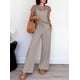 thumbnail image 5 of Suéter ANRABESS de dos piezas, pantalones anchos para mujer, 5 of 9