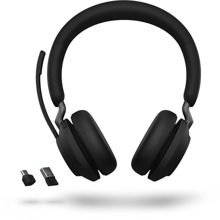 Jabra Evolve2 65 MS Stereo Wireless Headset, Black - Bluetooth, 37Hrs Battery, Noise Cancelling - Walmart.com Jabra Evolve2 65 MS Stereo Wireless Headset, Black - Bluetooth, 37Hrs Battery, Noise Cancelling - Walmart.com