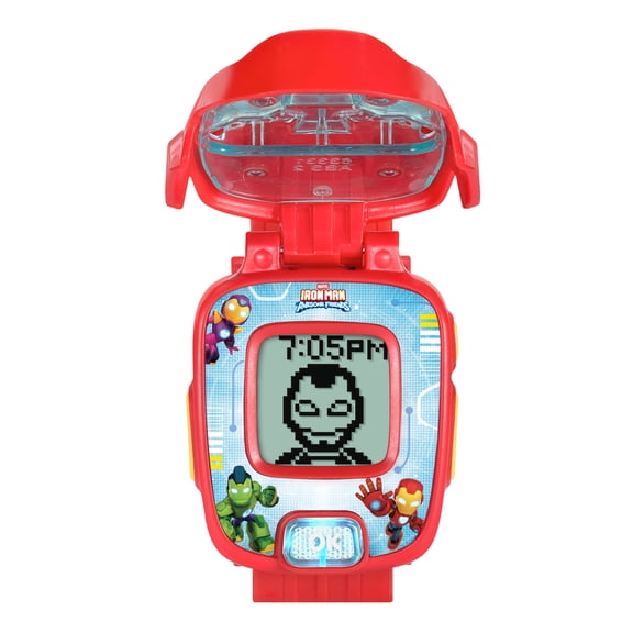 VTech Iron Man Watch for Kids with Digital Clock, Games, and Alarm