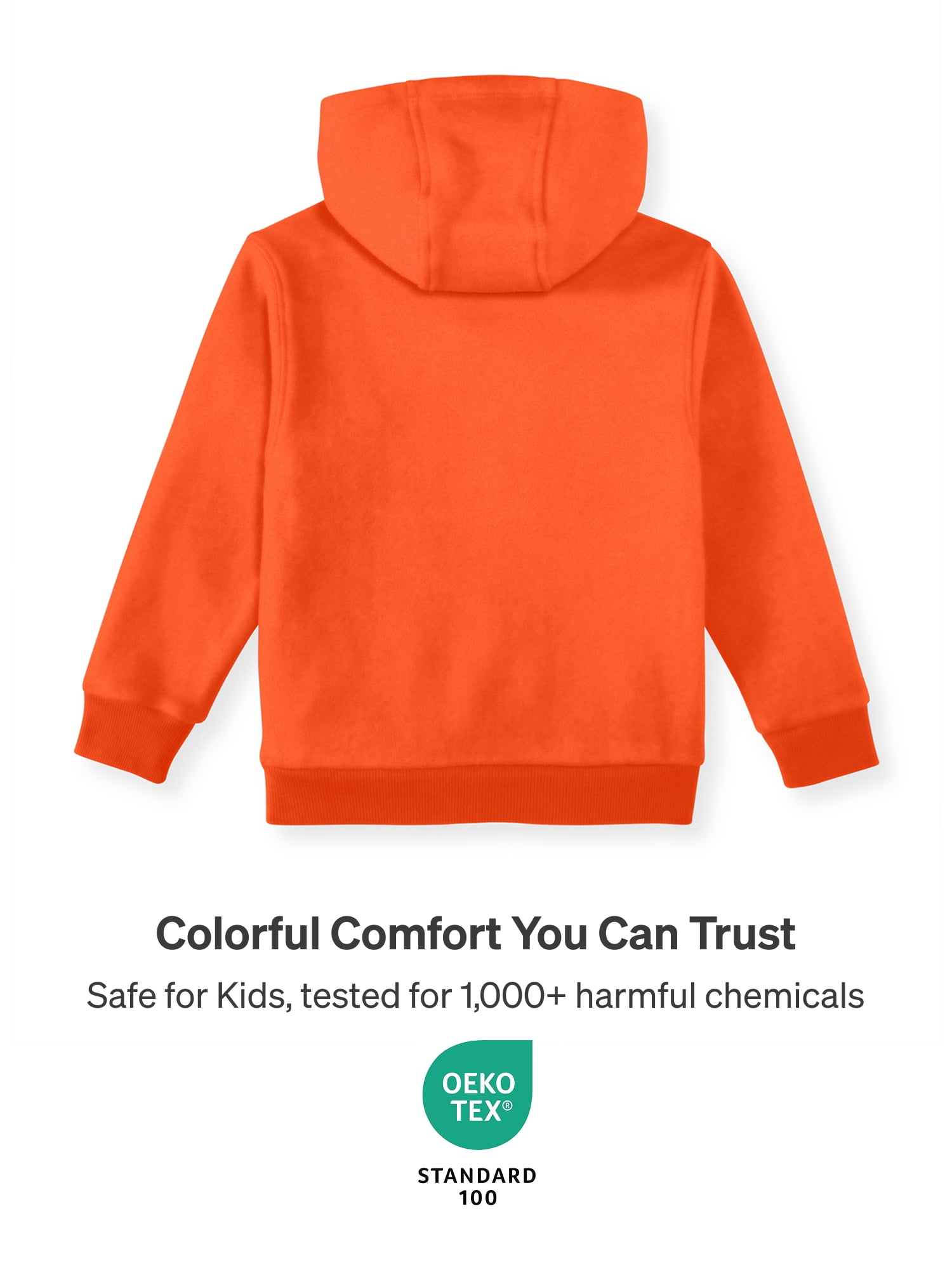Color Mix by Garanimals Baby & Toddler Fleece Hoodie, Sizes 0–6T