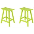thumbnail image 5 of Florence Siège de Selle en Plastique HDPE 24 Pouces Tabouret de Bar Lime (Ensemble de 2), 5 of 5
