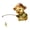 1, variant on Yihuala Fishing Duckling Figurines FishTank Decorations Garden Figurine Resin Art Sculpture for Aquarium Outdoor