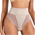 thumbnail image 4 of Yyeselk Women's Embroidered Lace and Satin Hi-cut Briefs High Elastic Mid Rise Breathable Underwear Gray S, 4 of 6