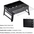 thumbnail image 2 of Asador Parrilla Carbón Portátil Plegable De Viaje Camping, 2 of 8