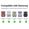 thumbnail image 2 of Armor Case Cover for Samsung Galaxy Buds 2 Pro / Buds FE / Buds Pro / Buds 2 / Buds Live with Keychain Secure Lock, 2 of 6
