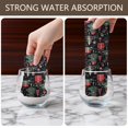 thumbnail image 4 of 2 Pcs Funny Kitchen Towels,Dark Christmas Tree and Gift Pattern Microfiber Dish Towels,Kitchen Tea Towels,Kitchen Towel Set (18" X 26"), 4 of 7