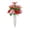 Z3#Red, variant on Cemetery Flowers For Grave,Cemetery Flowers For Grave Vase,Gravesite Decorations Cemetery,Artificial Rose Lily Bouquet Graveyard Memorial Flowers For Cemetery Headstones Decoration