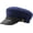 Navy, variant on Mens Womens Newsboy Cap Yacht Captain Sailor Hat Cabbie Baker Boy Peaked Beret