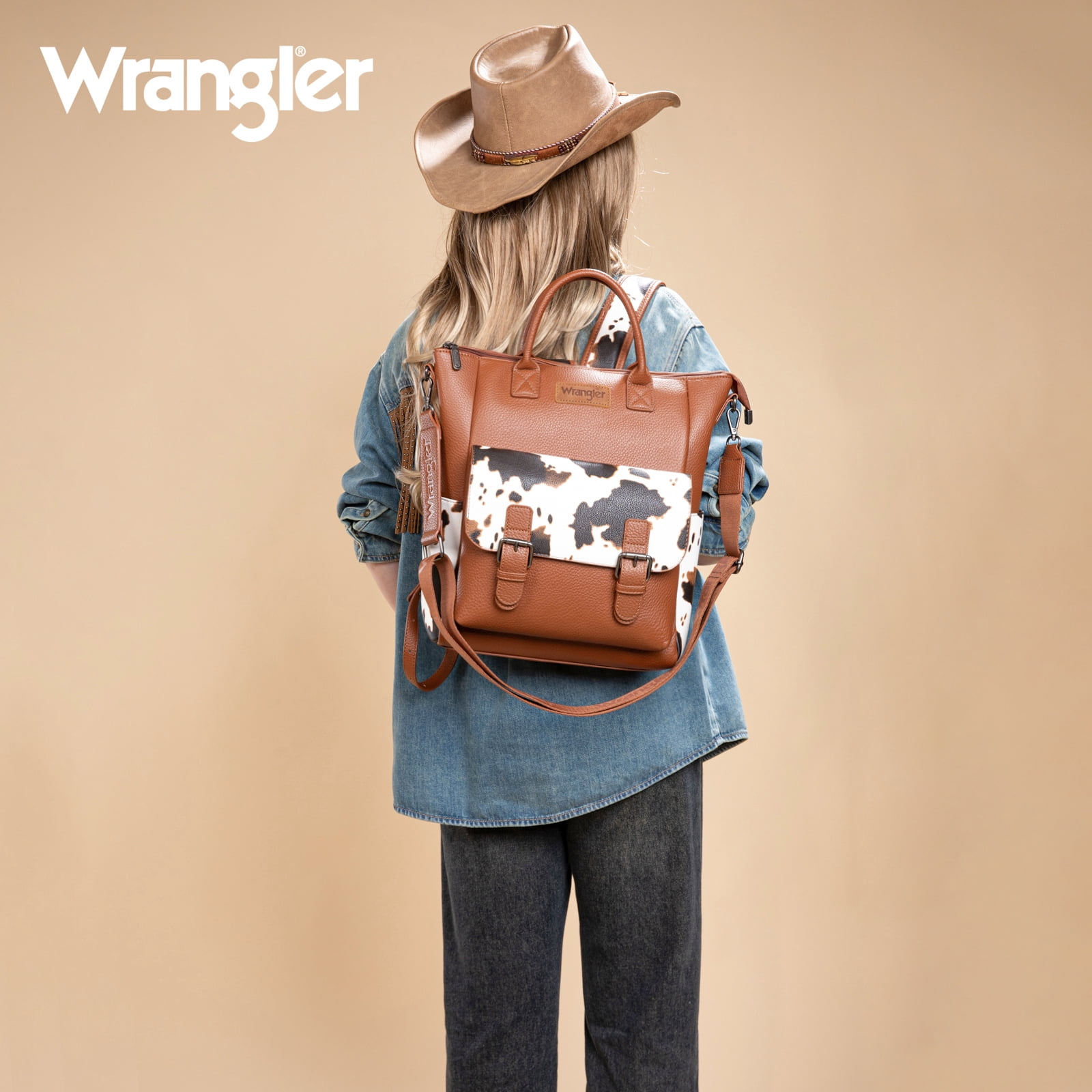 Wrangler Backpack Purse for Women Medium Size Convertible 